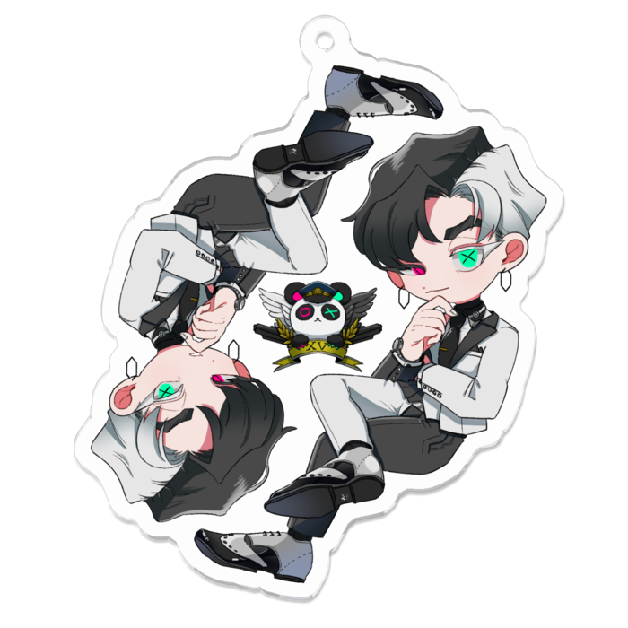 アクリルキーホルダー - 70 x 70 (mm)