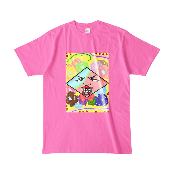 カラーTシャツ(濃色) - L - ピンク