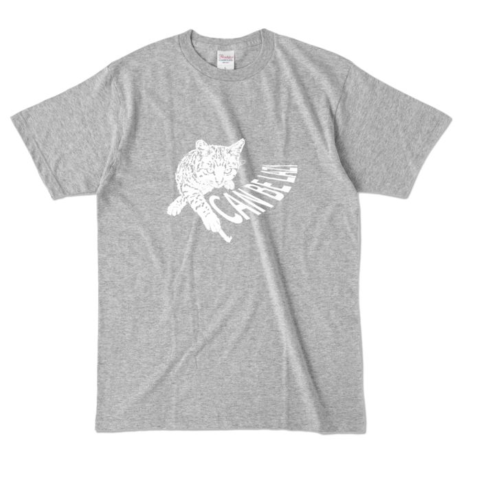 カラーTシャツ - L - 杢グレー (濃色)