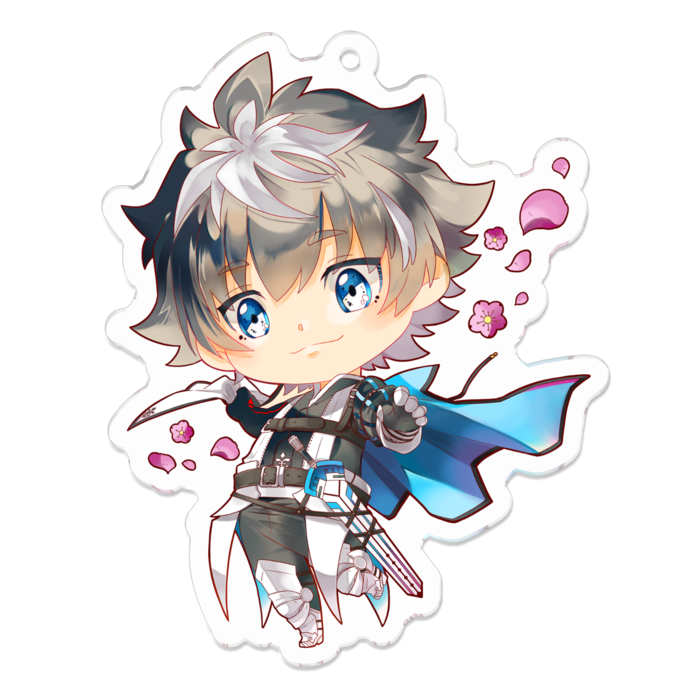 アクリルキーホルダー（コーティング） - 70 x 70 (mm)