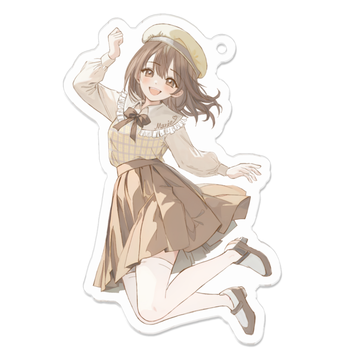 アクリルキーホルダーM - 70 x 70 (mm)
