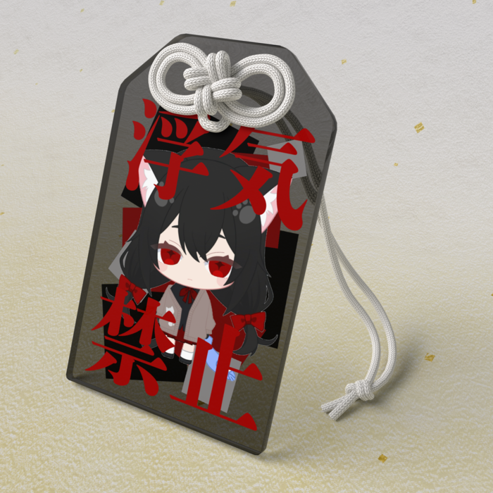 アクリルお守り - 50 × 80mm