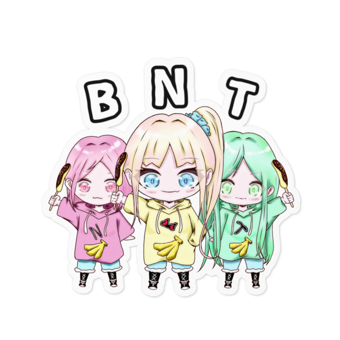 ステッカー - 100 x 100 (mm)