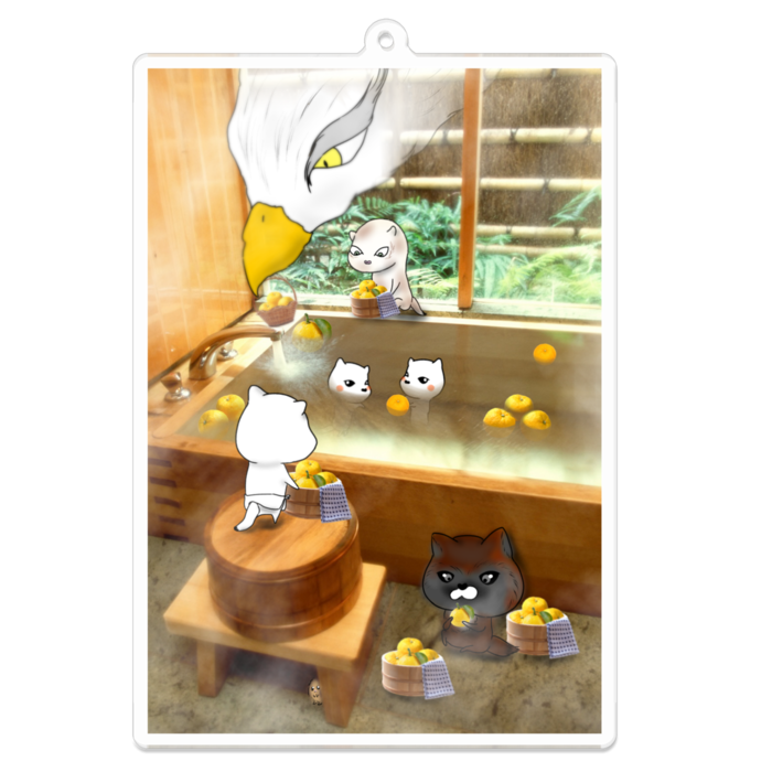 アクリルキーホルダー - 100 x 100 (mm)