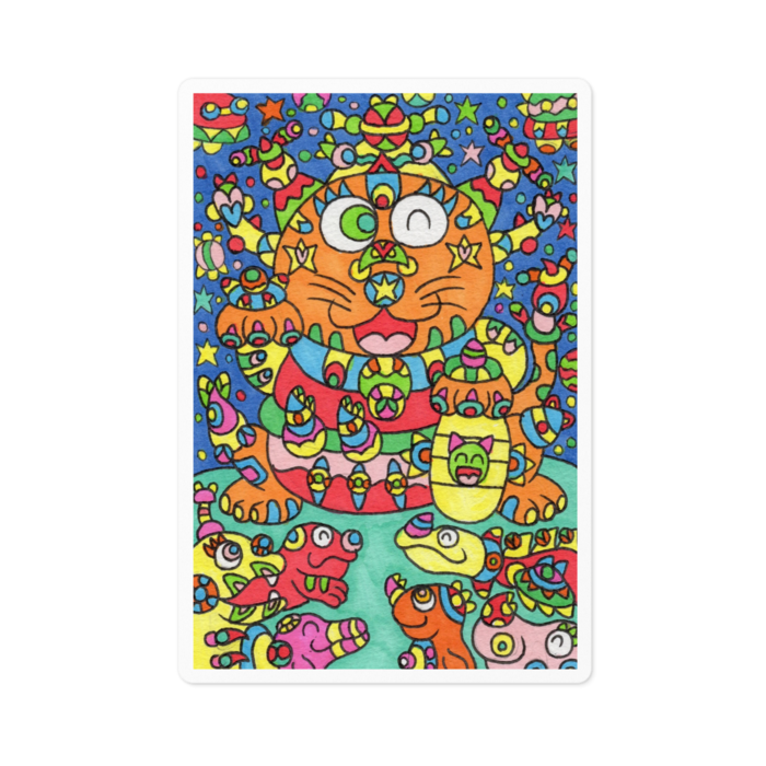 ステッカー - 100 x 100 (mm)