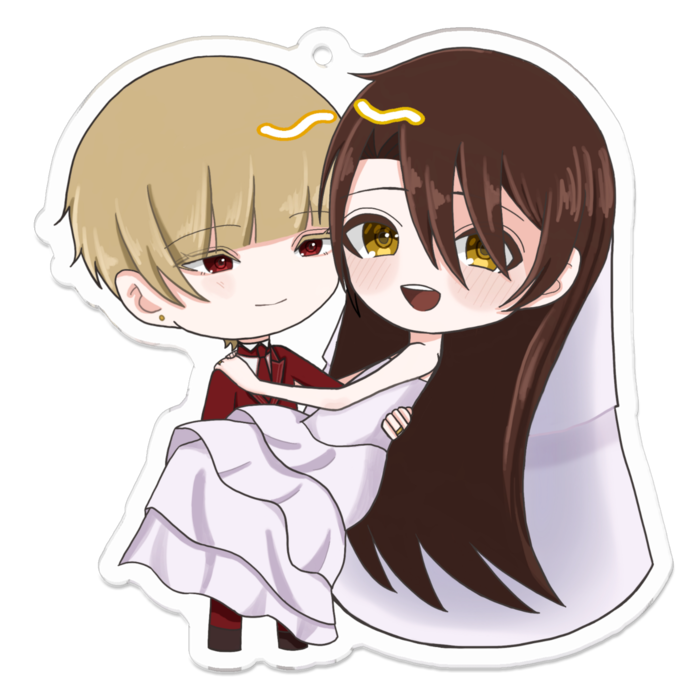 アクリルキーホルダー - 70 x 70 (mm)