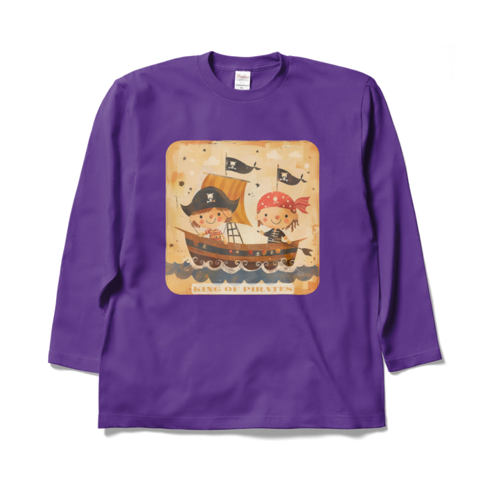 ロングスリーブTシャツ - XL - パープル