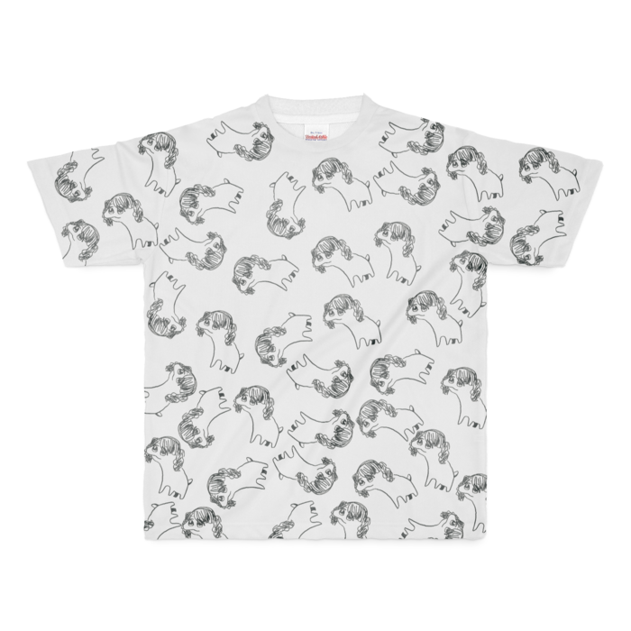 フルグラフィックTシャツ - M - 両面印刷