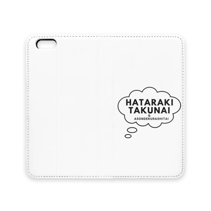 手帳型iPhoneケース(ベルトなし) - iPhone 6 Plus / 6s Plus - ストラップ穴 なし