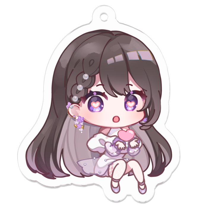 アクリルキーホルダー - 50 x 50 (mm)