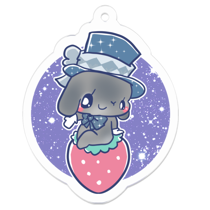 アクリルキーホルダー - 50 x 50 (mm)