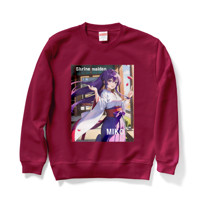 スウェット - M - バーガンディ