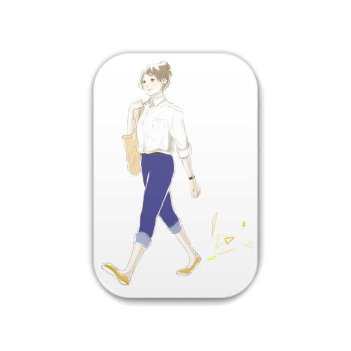 缶バッジ - 角丸 51x76mm