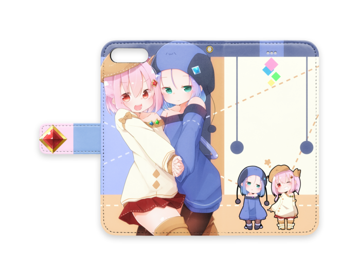 手帳型iPhoneケース - iPhone 8 Plus / 7 Plus - ストラップ穴 あり