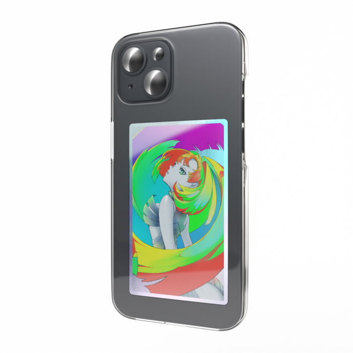 オーロラスマホステッカー - 縦