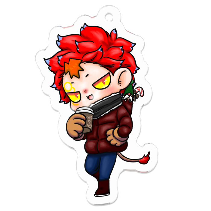 アクリルキーホルダー - 50 x 50 (mm)