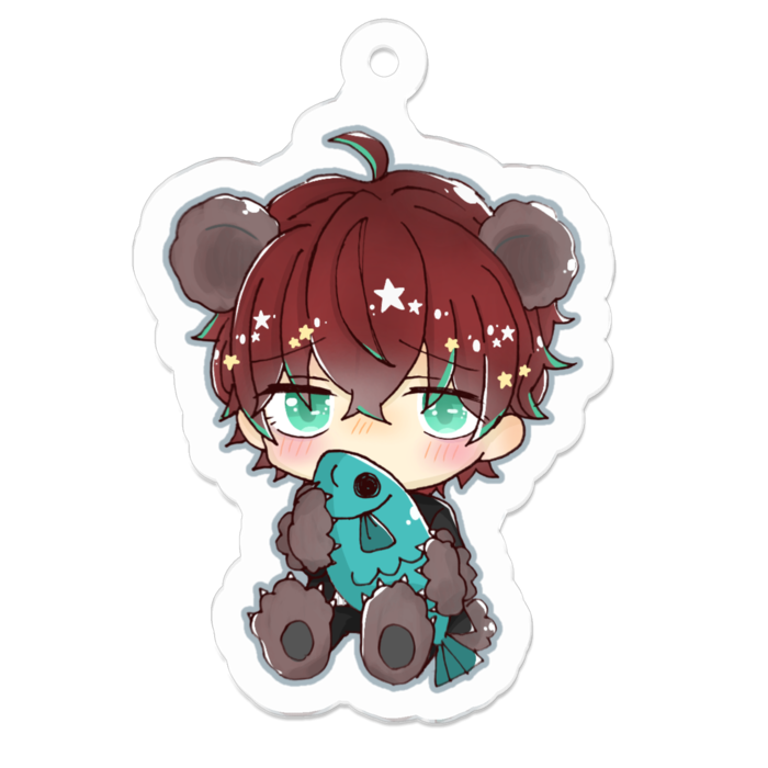 アクリルキーホルダー - 50 x 50 (mm)