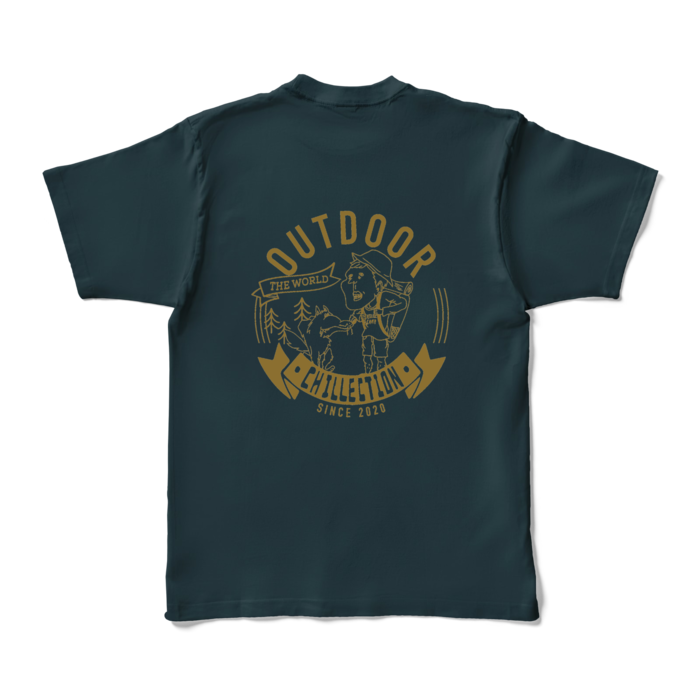 カラーTシャツ - XL - デニム (濃色)