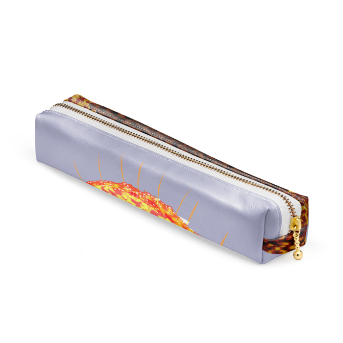 ペンケース - 20 x 4 x 4cm - ホワイト