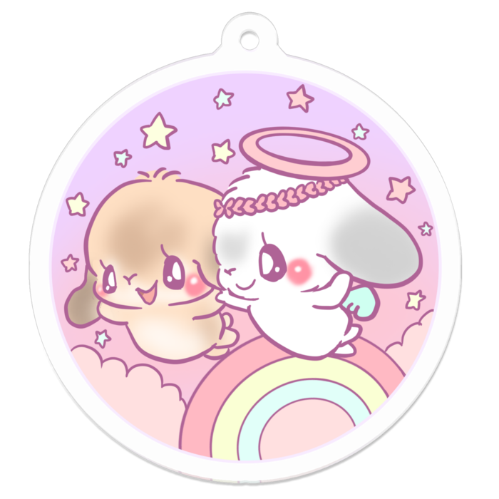 アクリルキーホルダー - 50 x 50 (mm)