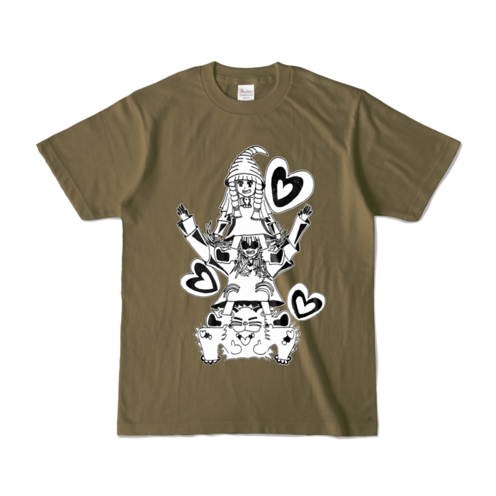 カラーTシャツ - S - オリーブ (濃色)