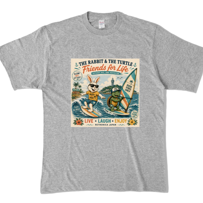 カラーTシャツ - XL - 杢グレー (濃色)