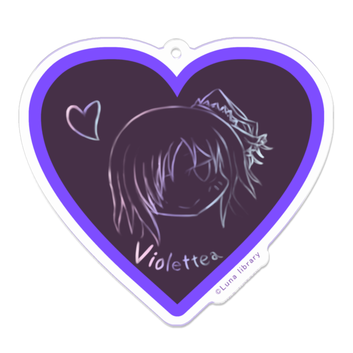 アクリルキーホルダー（コーティング） - 70 x 70 (mm)