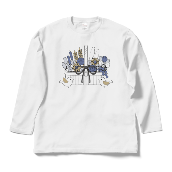 ロングスリーブTシャツA　白色　L