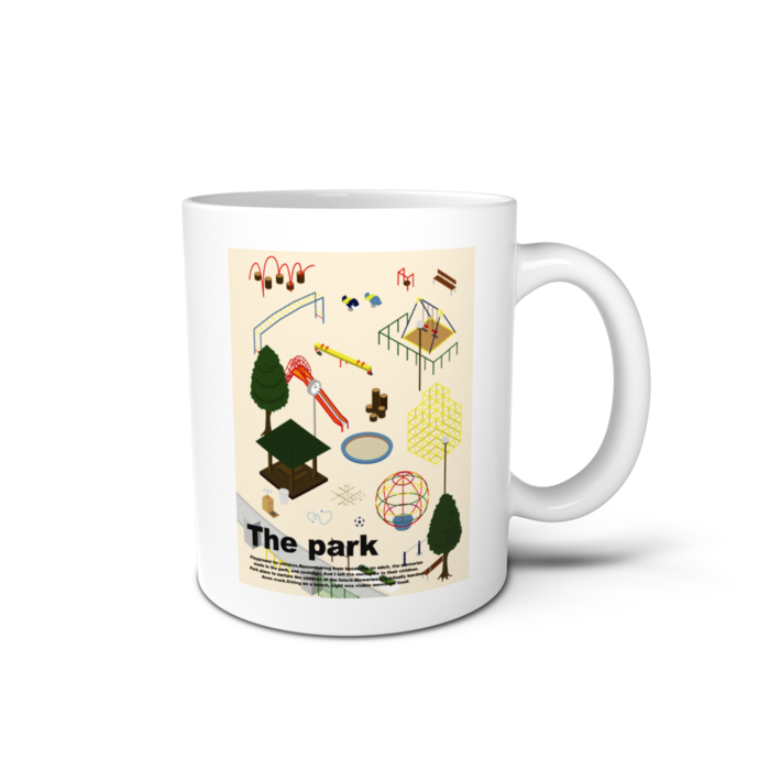 マグカップ - 直径 8 cm / 高さ 9.5 cm