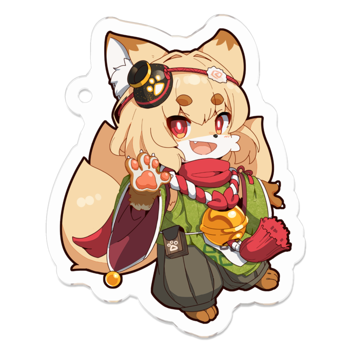 アクリルキーホルダー - 50 x 50 (mm)