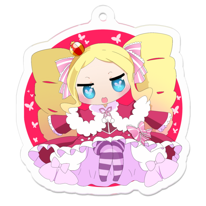 アクリルキーホルダー - 50 x 50 (mm)