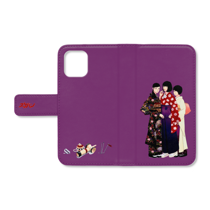 手帳型iPhoneケース - iPhone12 mini - ストラップ穴 なし