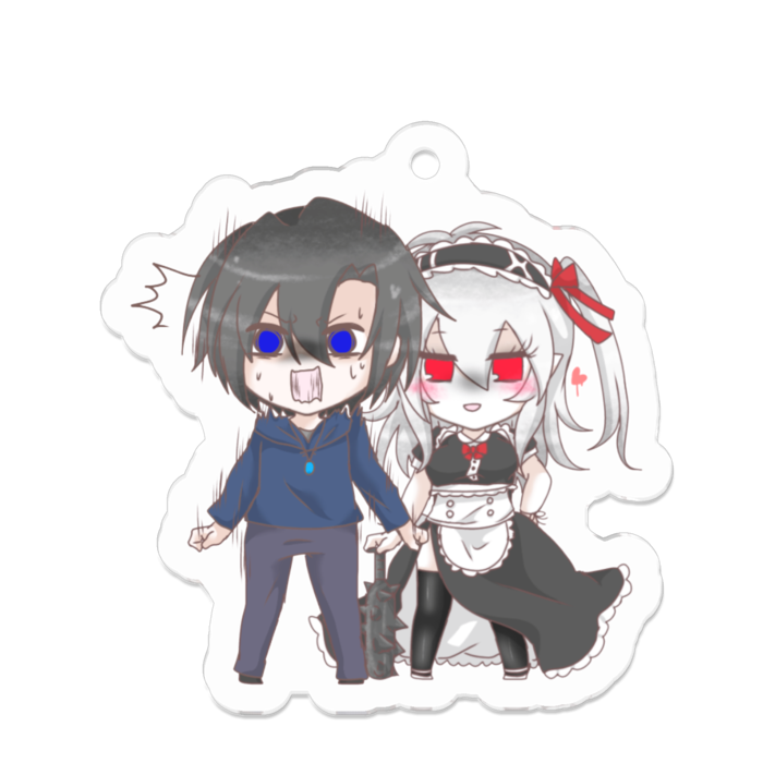 アクリルキーホルダー - 50 x 50 (mm)