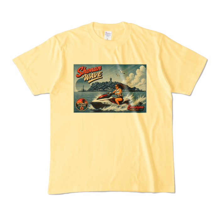 カラーTシャツ - M - ライトイエロー (淡色)