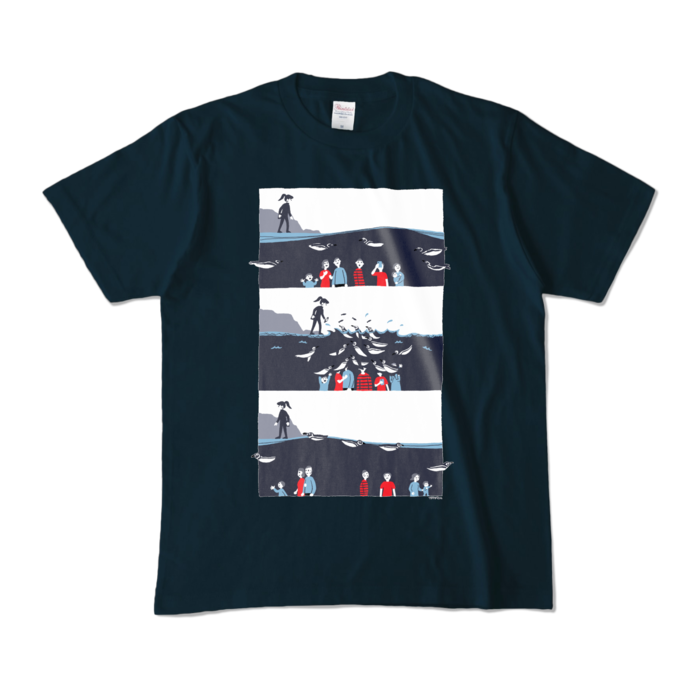 カラーTシャツ - M - ネイビー (濃色)