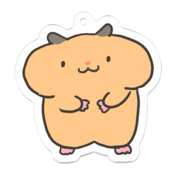 アクリルキーホルダー - 50 x 50 (mm)