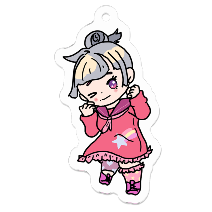 アクリルキーホルダー - 50 x 50 (mm)