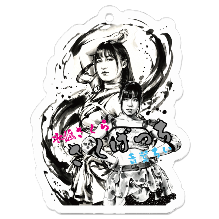 アクリルキーホルダー（コーティング） - 50 x 50 (mm)