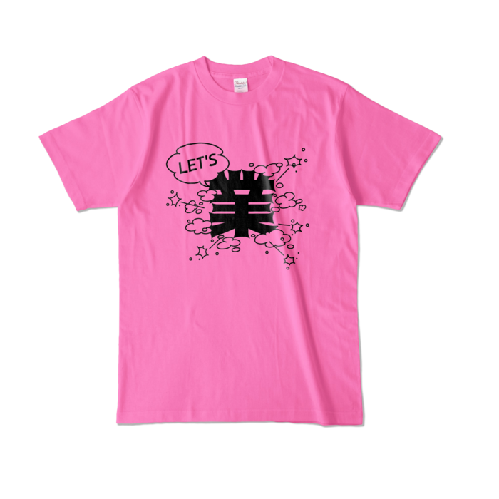 カラーTシャツ - L - ピンク (濃色)