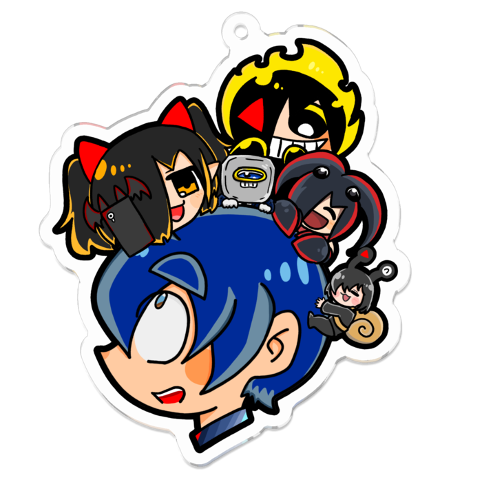 アクリルキーホルダー - 70 x 70 (mm)