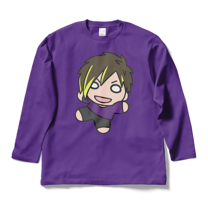 ロングスリーブTシャツ - L - パープル