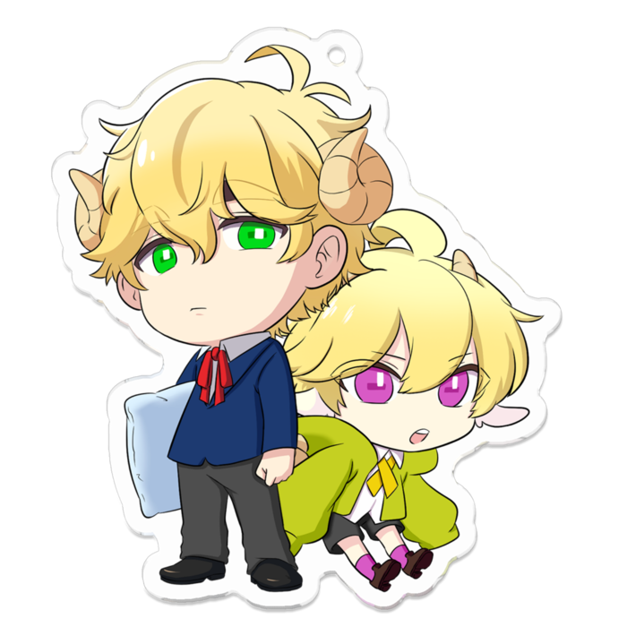 アクリルキーホルダー（コーティング） - 70 x 70 (mm)