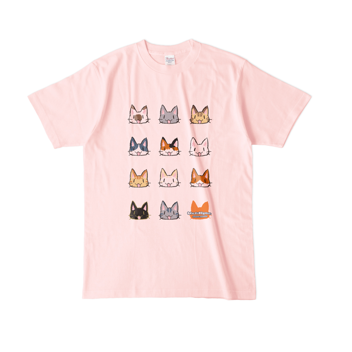 カラーTシャツ(淡色) - L - ライトピンク