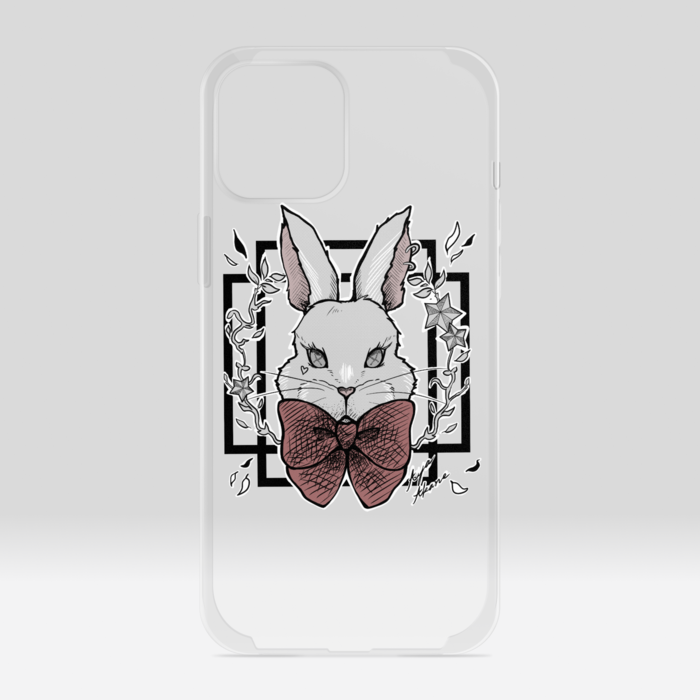 クリア🐰iPhoneケース - iPhone12 ProMax