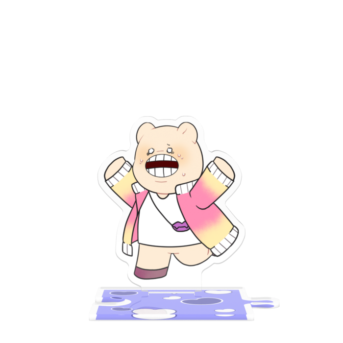 つながるアクスタ あお