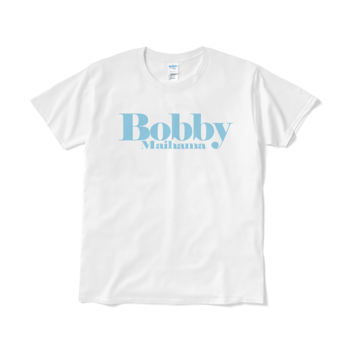 BobbyのTシャツ（ライトブルーロゴ） - L - ホワイト
