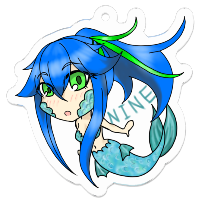 アクリルキーホルダー - 50 x 50 (mm)