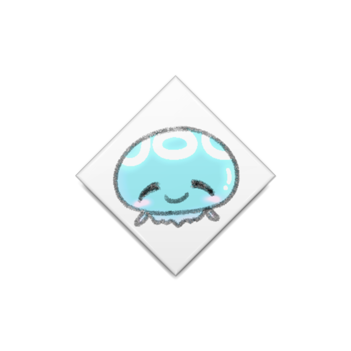 缶バッジ - ひし形40mm