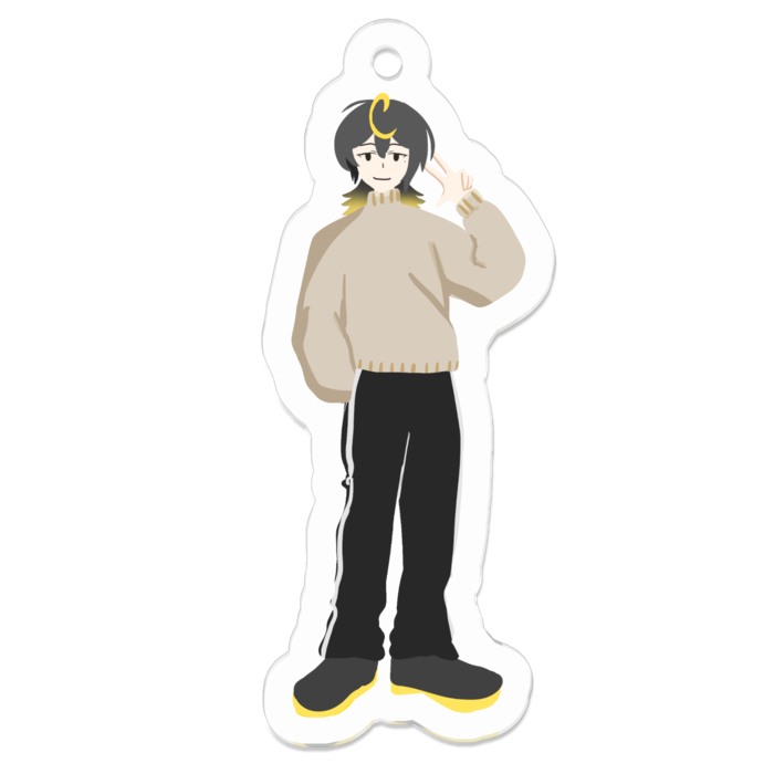 アクリルキーホルダー - 50 x 50 (mm)