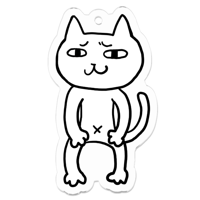 アクリルキーホルダー - 50 x 50 (mm)